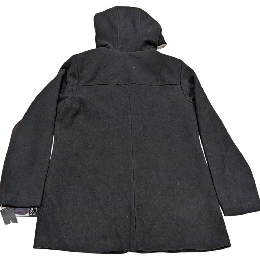 New Jones New York Signature Hooded Jacket Black Full Zip Women’s M Classic - Picture 3 of 10